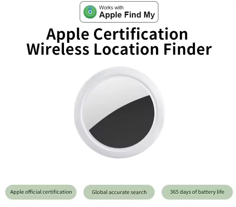Tracky™ – Smart GPS Tracker Compatible with iPhone (Find My)